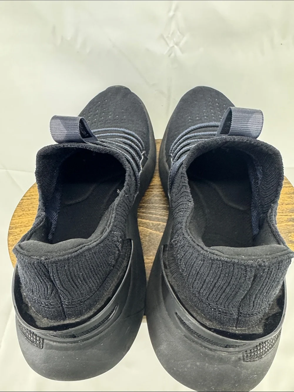 Under Armour Mens HOVR Phantom 3 ALL Black Slip-On Knit Sneakers, M 9.5. W 11